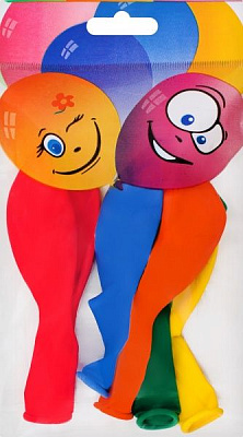 Шарики воздушные Ві та Ві Ассорти 27 см разноцветный 5 шт.