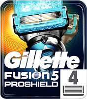 Сменный картридж Gillette ProShield 5 Chill Fusion 4 шт.