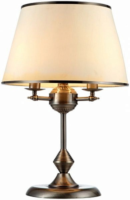 Настільна лампа декоративна Arte Lamp ALICE 3x40 Вт E14 антична бронза