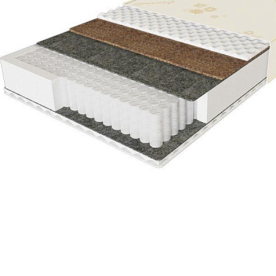 Матрац ортопедичний Naturalis Florin 80x200 см