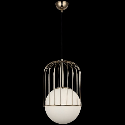 Люстра подвесная Vio Concept by LUCEA Capola 1x40 Вт Е27 золотой 1565-80-21 