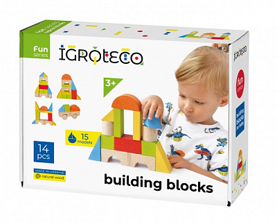 Блоки строительные Igroteco 14 элементов 900453