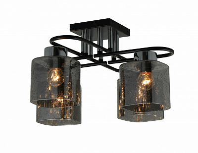 Люстра Sensio Orlean 4x40 Вт E27 черный хром LS-07380/4B-E2740W