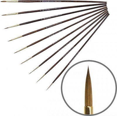 Пензлик круглий Grace 3039R № 0 Kolos