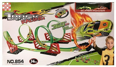 Ігровий набір Numo Toys Швидкісний трек 360 Вогняна петля 1704C115