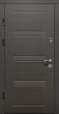 Дверь входная Министерство дверей КС-29+ венге серый горизонт 2050х860 мм левая