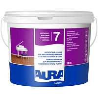Фарба акрилатна водоемульсійна Aura® Luxpro 7 шовковистий мат білий 10л