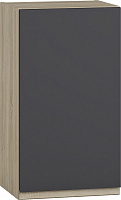 Шкаф верхний МС Джетта 40х72х31,7 см, графит серый/дуб сонома Грейд