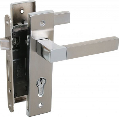 Комплект фурнітури A-2004 PZ SN/CP PZ 61.5 мм полірований нікель