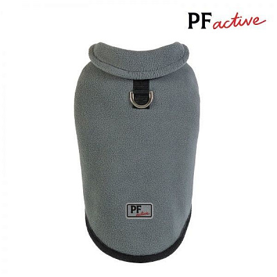 Жилет Pet Fashion FLEECY серо-черный XS