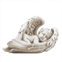 Статуетка Decoline Ангел на крилі (мал.) пісочний (гіпс) AN0015-7(G)