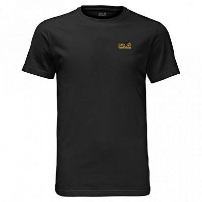 Футболка Jack Wolfskin ESSENTIAL T MEN 1805781-6000 р. S черный