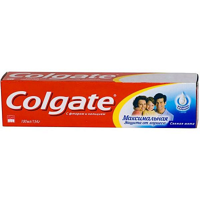 Зубная паста Colgate Максимальная защита от кариеса Свежая мята 100 мл