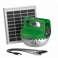 Ліхтарик Schneider Electric із сонячною панеллю Mobiya Original 280 Лм AEP-LR01-S2000 зелений