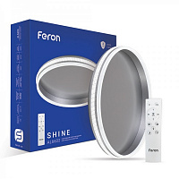Светильник настенно-потолочный Feron серебряный 3000-4500-6000 К Feron AL6600 70W SHINE срібло 