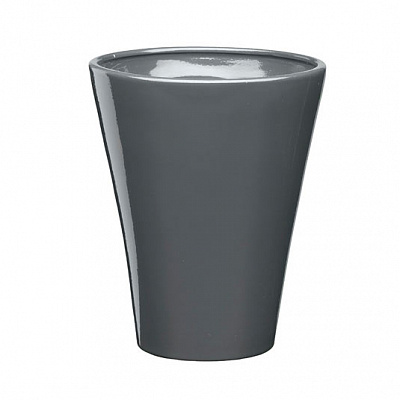 Вазон керамический Santino Elegant круглый серый (O-22-14-J-22-00) 