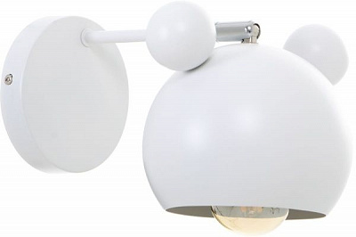 Бра Accento lighting Micky 1x40 Вт E27 білий