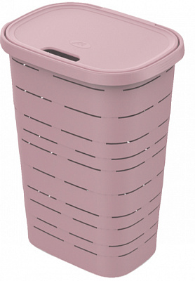 Корзина для белья Mazzei 55 л розовый 