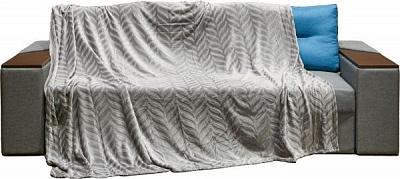 Плед Embossed 200x220 см сірий La Nuit