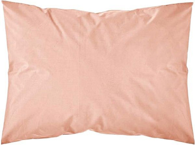 Наволочка 70x70 см персиковый Моно 