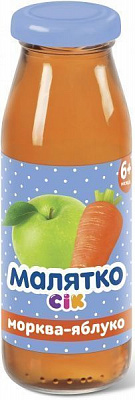 Сік Малятко Яблуко та шипшина 175 мл