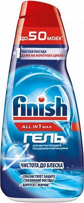 Средство для мытья посуды для ПММ Finish All in 1 PowerGel 1л