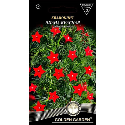 Семена Golden Garden квамоклит Лиана красная 0,5 г