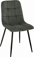 Стілець Центр Меблів Summy 45х56х88 см вельвет Corduroy-13 зелений / чорний