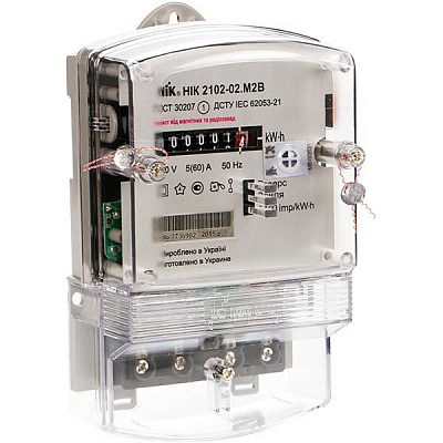 Лічильник електроенергії однофазний NIK НІК 2102-02 М2