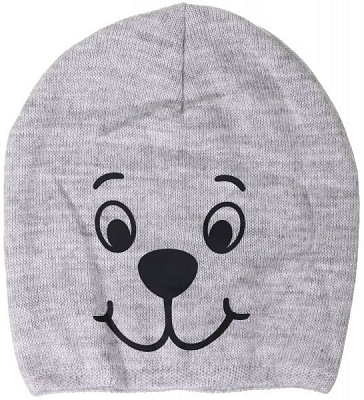 Шапочка детская для мальчика Kraft+ 2299 р.48 светло-серый меланж 