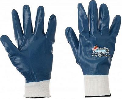 Рукавички Reis з покриттям нітрил XL (10) BLUTRIX 10