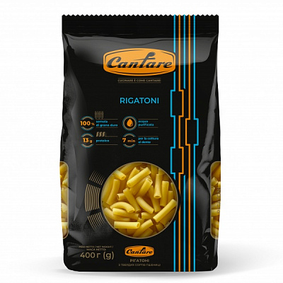 Макароны ТМ Cantare Rigatoni 400 г 
