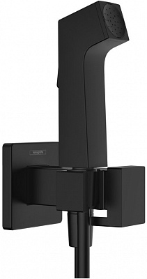 Гигиенический душ Hansgrohe Bidette со шлангом 1,25 м и держателем 29233670 черный матовый