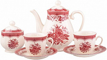 Сервиз чайный Victoria Pink 12 предметов на 6 персон Claytan Ceramics