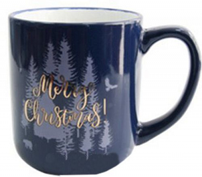 Чашка Merry Christmas blue M0420-124-02-117B Milika