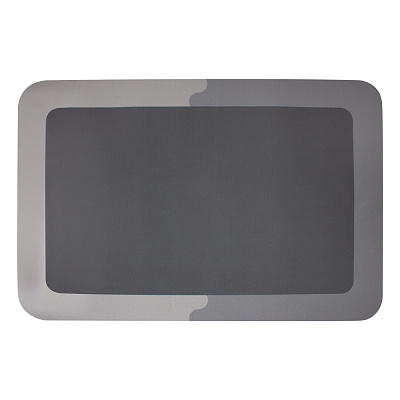 Килимок для ванної кімнати Arino швидковисихаючий 40х60 см сірий