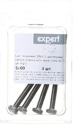 Болт метрический DIN933 5x60 мм 4 шт.
