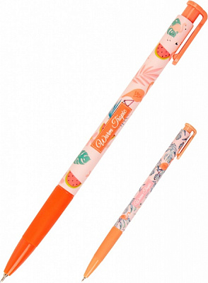 Ручка шариковая Axent Warm Tropic 0,5 мм синяя AB1088-4-02-A 