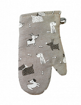 Прихватка-рукавиця Рукавичка Собачки 16x Прованс