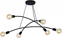 Люстра TK Lighting HELIX 6PL 6x60 Вт E27 чорний 2726 