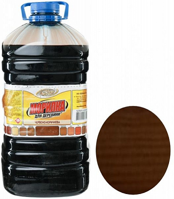Морилка Блеск М-4 5 л красно-коричневый мат 4 кг