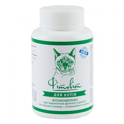 Добавка витаминная Природа Фитокомплекс для кошек для укрепления нервной и иммунной систем + профилактика мочекаменной