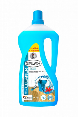 Миючий засіб Galax для підлоги і стін das PowerClean Океанська свіжість 1 л