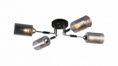 Люстра потолочная Blitz 4x60 Вт E27 черный 5016-44 