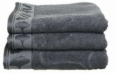 Полотенце махровое Ginko 50x90 см серый Texpol 