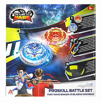 Ігровий набір Infinity Nado VI Proskill Battle Set Лютий Дракон і Палаючий бойовий ведмідь (Fury Wave Dra