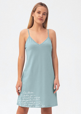 Нічна сорочка Leinle Jamaica 1405/12911 р.S сіро-блакитний