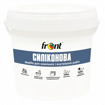 Краска водоэмульсионная Front Силиконовая мат 1,5кг 