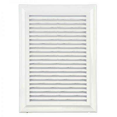 Решетка Blauberg Decor 180x250с абс пластик белый 