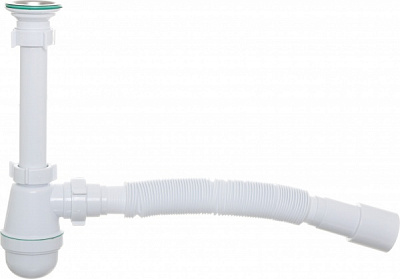 Сифон для умивальника ScandiSPA + гофротруба 40х40 SТ18080043